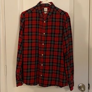 Red/Black Plaid Cotton Flannel